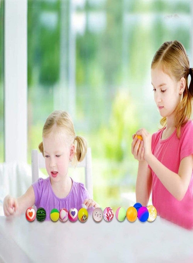 Promote Trader 10 pcs Colorful Small Bouncy Balls for Kids Aged 3+, Birthday Party Favors Variety Set for Prizes, Sensory Bins, School Classroom Activities (1.25 In/32 mm) - Image 4